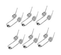 NOLITOY 6pcs Curling Iron Spring Replacement High Heat Resistant Metal Torsion Springs Elasticity DIY Hair Curling Rod Accessories for Daily Hairstyling