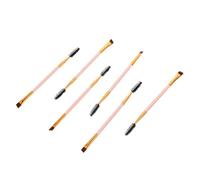 NOLITOY 6pcs Eyebrow Angled Brush Spoolie for Eye Brow Eyelash Brush and Spoolie for Birthday Makeup Use