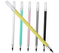 NOLITOY 6Pcs Inkless Everlasting Pencils for Students and Artists Reusable No-sharpening Drafting Writing Sketching Tools Safe Material Convenient Everyday Use gift for for for for for Random Color