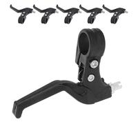 NOLITOY 6pcs Lightweight Aluminum Alloy Bike Brake Lever Set for Compatible Bicycle Handlebar Brake Replacement Easy Install Hand Levers for Folding and Road Bikes