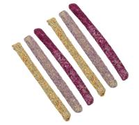 NOLITOY 6pcs Natural Grass Chew Sticks for Bunnies and Small Animals, Teeth Grinding and Promotes Fun and Exercise, Healthy Treats for Rabbits and Guinea Pigs