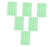 NOLITOY 6Pcs Pet Cage Floor Mats for Rabbits Guinea Pigs Hamsters Cats Scratch Hollow Design Drain Excrement Quickly Comfortable Foot Pads Random Color