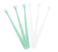 NOLITOY 6Pcs Puppy and Cat Toothbrush with Non-Slip Handle Wear-Resistant Small Dog and Kitten Dental Care Kit for Yorkshire Terriers and Chihuahuas