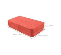 NOLITOY 6pcs Red Foam Fake Bricks for Movie Props Realistic Simulation Brick for Comedy Stage Tricks Magician Tools Reusable Construction Play Blocks for Film and Halloween
