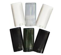 NOLITOY 6pcs Refillable Empty Lipstick Tubes 15g DIY Lip Gloss Containers Plastic Compact Design Assorted Colour Lightweight and Easy to Use for Making Your Own Lipstick Random Color