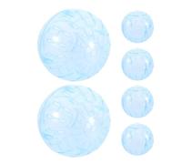 NOLITOY 6pcs Silent Hamster Running Ball for Small Animals Featuring Innovative Rolling Structure and Easy to Clean Plastic Design Suitable for Indoor and Outdoor Trips