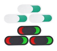 NOLITOY 6pcs Sliding Door Privacy Signs with Vacant Occupied Indicators for Office Conference and Toilet Pmma Material Easy Installation Vibrant Colors for Status Display