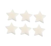 NOLITOY 6Pcs Star-Shaped Oil Absorbing Sponges White Filtering Sponges for Bathtub Pool Industrial Use Efficient Water Cleaning and Maintenance