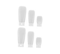 NOLITOY 6pcs Travel Empty Bottle Cosmetic Dispensers Makeup Squeeze Bottle Subpackaging for Liquid Cream