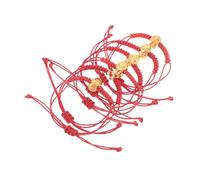 NOLITOY 6pcs Year Snake Bracelet Woven Blessing Bracelets for Couples Symbolizing Fortune and Happiness for Daily Wear and Special Occasions Unique Snake Charms for Jewelry Making