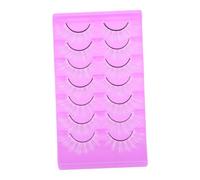 NOLITOY 7 Pairs White False Lashes Natural Look Lightweight Cosplay Fake Eyelashes for Women and Comfortable Pack
