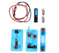 NOLITOY 7-Piece Basic Circuit Learning Kit for Educational Physics Experiments Electric Circuit Set Board for School Projects