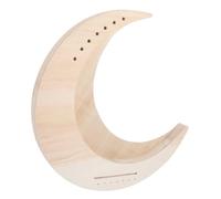 NOLITOY 7 String Moon Shaped Lyre Harp DIY Kit for Beginners Wooden Musical Instrument with Rounded Edges Easy Assembly and Bright Sound Creative Compact Design for Adults and