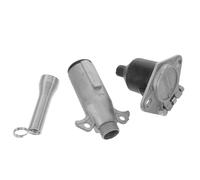 NOLITOY 7-way 24v Semi Truck Trailer Plug and Socket Kit - Heavy Duty 7 Pin Trailer Wiring Replacement for Recreational Vehicle Camper Connection