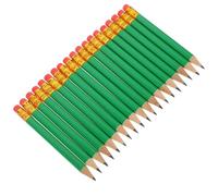 NOLITOY 72Pcs Hb Wooden Pencils for Students and School Use, Short Multi-Use Writing and Drawing Pencils, Green Color, Portable Small Size Set