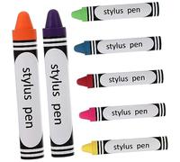 NOLITOY 7pcs Capacitive Stylus Pen Set with Innovative Design Nib and Portable Silicone Metal Construction for Precise Screen Writing on Phones and Tablets