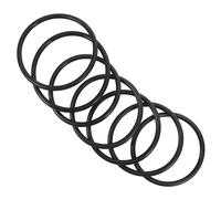 NOLITOY 7pcs Singing Bowl Rubber Rings Black Portable Cushion for Fixing the Sound Bowl Buddhist Ritual Instrument