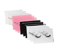 NOLITOY 80pcs Cosmetic Storage Bag Lash Bags Zipper Toiletry Portable Travel Makeup for Eyelash Aftercare Black