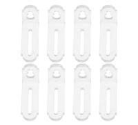 NOLITOY 8pcs Acrylic L Brackets 33x55mm Heavy-duty Corner Support Brackets for Display Cases and Shelves, Corner Reinforcement Braces for Home and Retail Use