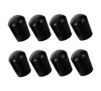 NOLITOY 8pcs Anti-slip Cello Endpin Rubber Tip Pads Inner Diameter Floor Protectors for Cello and Bass Fit Musician Practice Accessory