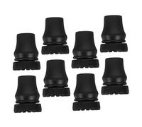 NOLITOY 8pcs Cane Tips Trekking Pole Tips Replacement Diameter Non-Slip Crutch Foot Covers for Hiking Poles