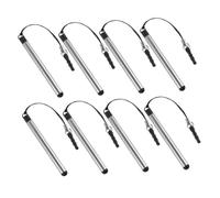 NOLITOY 8pcs Computer Pens for Touch Screen Lightweight Retractable Stylus Pen with Tether Plastic and Metal Construction for Tablets and Atms Multidevice Compatibility