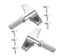 NOLITOY 8pcs Drum Cymbal Stand Wing Screws Screw Tool Installation Cymbal Angle Shock Absorption Stable Performance Replacement Accessories for All Drummers
