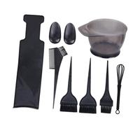 NOLITOY 8pcs Hair Dye Tool Professional Coloring Kit Bowl Dying Board Comb Brush Durable Accessories for Salon Diy Hairdressing Easy to Use Carry