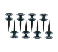 NOLITOY 8pcs Heavy Duty Garden Hose Guide Holder with Spike Roller for Smooth Watering Prevents Kinks and Tangling Hose Support for Outdoor Lawn and Plant Protection