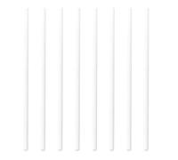NOLITOY 8Pcs High Temp Kiln Hanging Rods for Pottery Kiln, Reusable Aluminium Oxide Refractory Rod - Anti-Deformation Ceramic Sticks for Hanging Burning Support, Compatible with Nichrome Wire Jewelry
