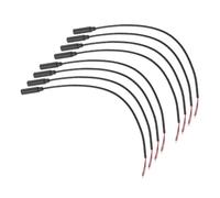 NOLITOY 8Pcs Mono Female Jack Audio Connector Cable for Headphone Headset Earphone Speaker Repair with High Fidelity Sound Broad Compatibility Durable Tangle Design