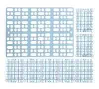 NOLITOY 8pcs Plastic Pet Cage Mats for Bunny and Small Animals with Hole Design, Can Be Spliced for Custom Fit, for Bunny Cage Flooring and Guinea Pig Accessories