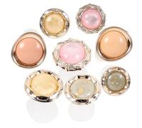 NOLITOY 8pcs Silicone Toe Separators for Pedicure Nail Supplies Decorative Toe Spacers for Spreader and Separator Use