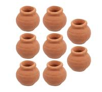 NOLITOY 8pcs Tiny Terracotta Flower Pots for Plants Clay for Desktop and Windowsill Decoration Cute Indoor Pots for Small Plants and