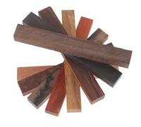 NOLITOY 8pcs Wood Pen Blanks DIY Woodturning Kit for Pen Making Crafts, Unfinished Exotic Wood Blocks for Woodworking Lathe Accessories, Random Grain Patterns