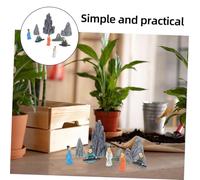 NOLITOY 9Pcs Miniature Resin Chinese Elder Figurines Poets Musicians Bonsai Accessories for Zen Garden Fish Tank Dollhouse Decorations