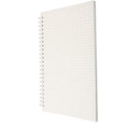 NOLITOY A5 Spiral Notebook Grid Paper 80 Sheets Multi-function Academic Notepad for Students School Note Taking and Planning