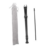 NOLITOY Abs Soprano Recorder for German Fingering Treble Flute Music Instrument with Cleaning Rod Easy to Play Educational for Boys and Beginners