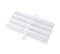 NOLITOY Adjustable Air Conditioner Baffle Shield for Vertical Type Air Conditioners, White Pp Material with 3-mode Wind Deflector, Simple Installation Suitable for Home Use and Protecting