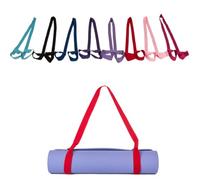 NOLITOY Adjustable Cotton Yoga Mat Strap Carrier for Exercise Lovers Prevents Mat from Unrolling Easy to Carry Red Exercise Sling for Yoga and Fitness