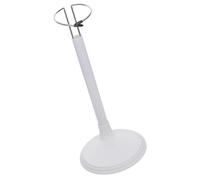 NOLITOY Adjustable Doll Stand Reusable Plastic and Stainless Steel Holder with Telescopic Height 30-38cm , Steady and Stable Display Rack for Action Figures and Dolls Suitable for Shelf
