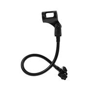 NOLITOY Adjustable Gooseneck Microphone Bracket Desktop Mic Stand with Clip Base Stable Thickened Material Support for Microphones Convenient Table Mount Holder for Live Streaming and