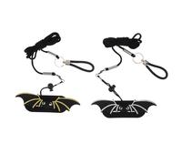 NOLITOY Adjustable Lizard Leash with PU Harness and Wing Design for Small Reptiles Outdoor Exploration Flexible Traction Rope for Bearded Dragons Geckos and Squirrels Durable Lightweight