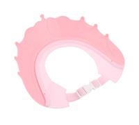 NOLITOY Adjustable Silicone Bath Visor Hat with Crown Design for Hair Washing Shield with Ear Protection Soft and Gentle Head Protector for Shower and Splash Guard