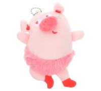 NOLITOY Adorable Plush Pig Pendant Keychain Hanging Ornament Soft Cartoon Bag Charm Pig Lovers Party Decor Cute Stuffed Accessory
