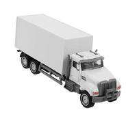 NOLITOY Alloy Container Truck Semi Trailer Model for Boys Compact Diecast Carrier with Authentic American Design and High Detail Simulation