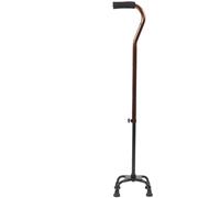 NOLITOY Aluminum Adjustable Telescopic Walking Cane for Seniors with Nonslip Four-point Base, Lightweight Outdoor Hiking Stick for Climbing Stairs and Travel, Detachable Handle Medical