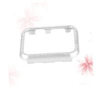 NOLITOY Aluminum Alloy Watch Bumper Case with Sparkling Rhinestones Protective Frame Cover for Series Scratch Shock Dust Resistant