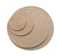NOLITOY American Country Style Linen Table Mat Xl Non-slip Heat Resistant Placemat Coaster for Dining Table Protection Insulation and Moisture Absorption for Home Teahouse Cafe Use in