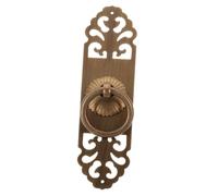 NOLITOY Antique Style Solid Brass Cabinet Handle Vintage Wardrobe Pull for Cupboards Bookcases Rust Resistant Ergonomic Grip Elegant Furniture Hardware
